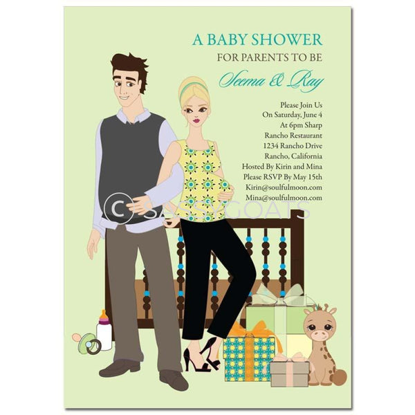 Baby Shower Invitation - Back To Blonde