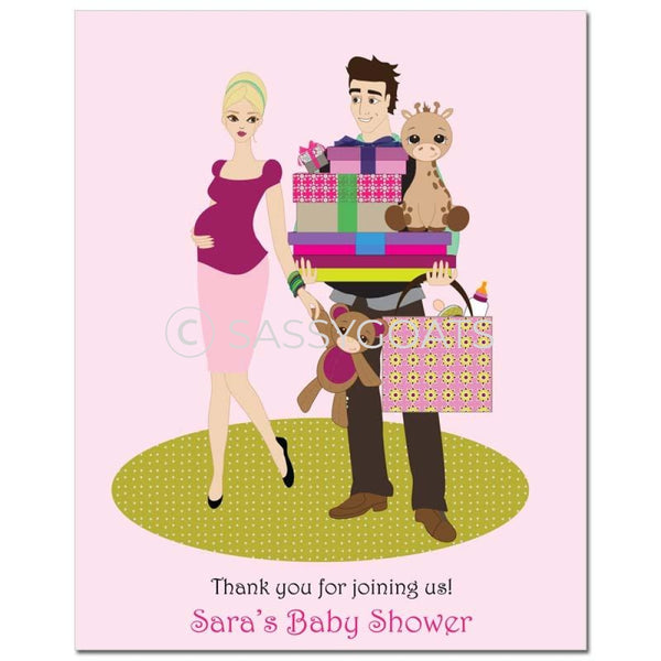 Baby Shower Party Poster - Bounty Blonde