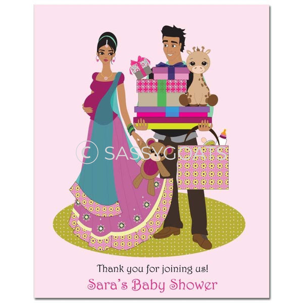 Baby Shower Party Poster - Bounty South Asian
