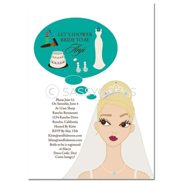 Bridal Shower Invitation - Planner Blonde