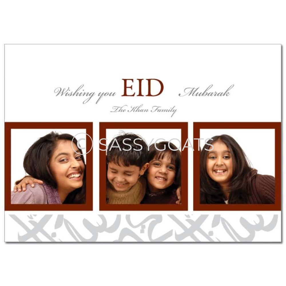 Eid Photocard -Framed Trio