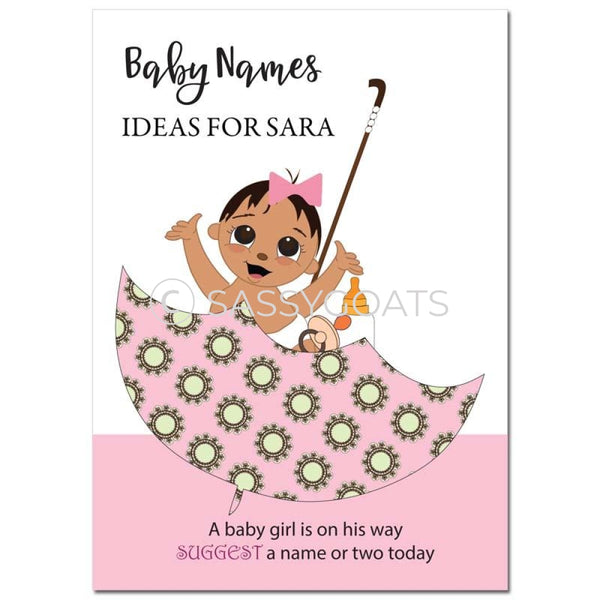 Indian Baby Shower Games - Umbrella Name Suggestions