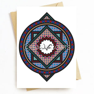 Personalized Eid Card - Stained Glass