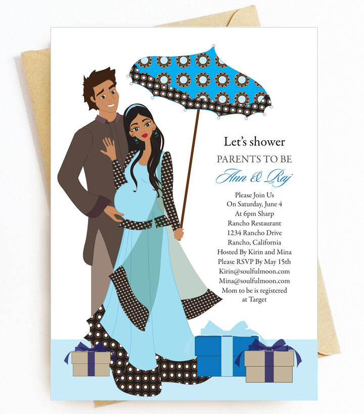 Indian Baby Shower Invitations