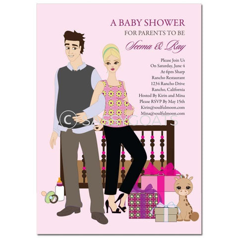 Baby Shower Invitation - Back To Blonde