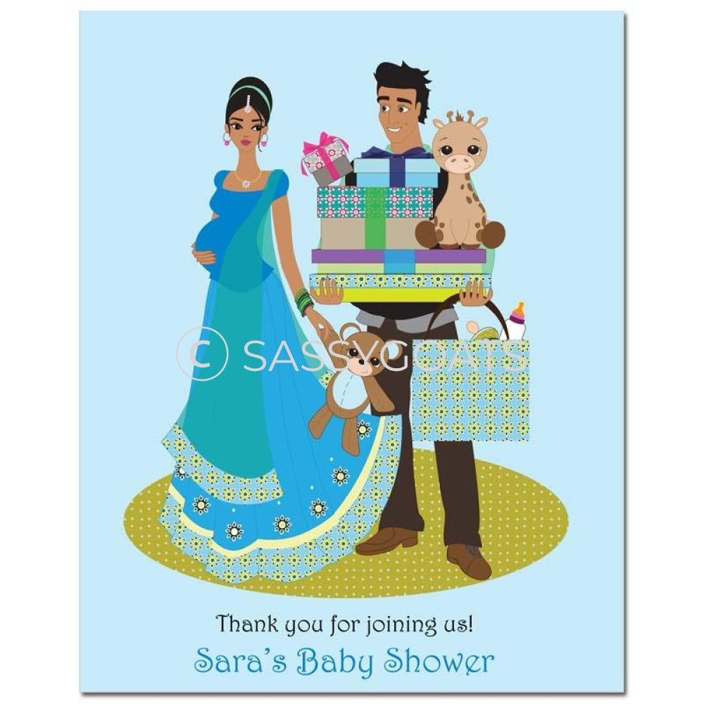 Baby Shower Party Poster - Bounty South Asian