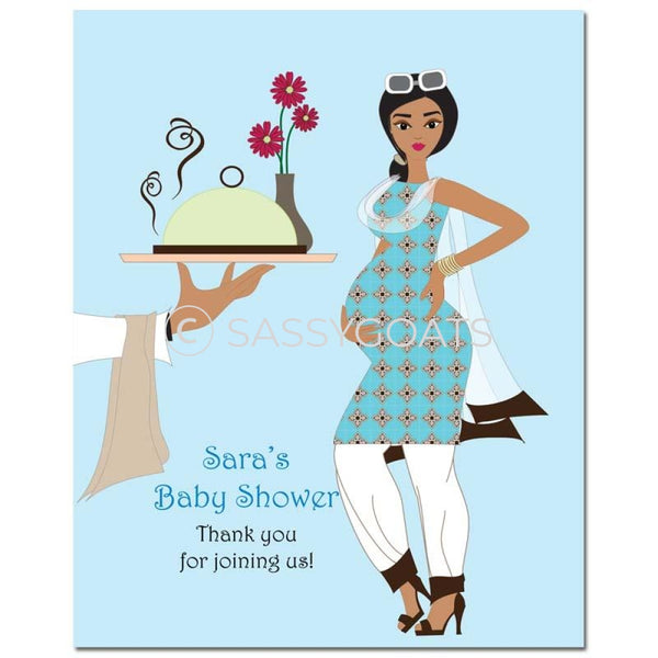 Baby Shower Party Poster - Dining Diva South Asian