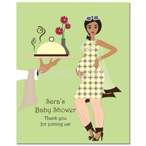 Baby Shower Party Poster - Dining Diva South Asian