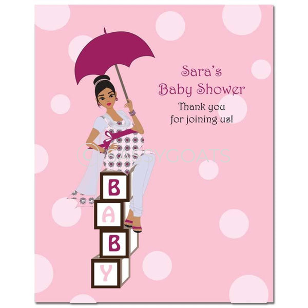 Baby Shower Party Poster - Diva Blocks South Asian