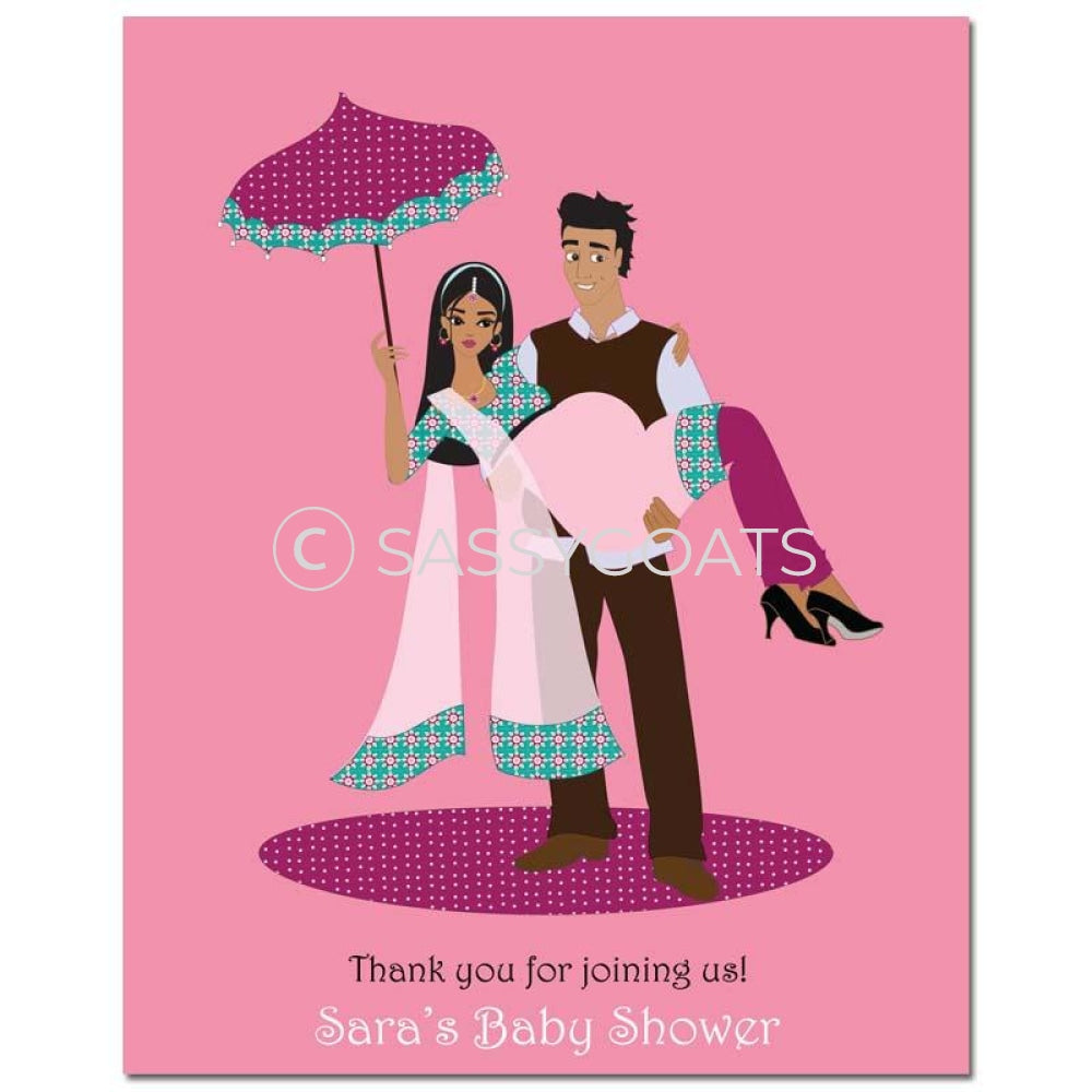 Baby Shower Party Poster - Mommy Cargo South Asian