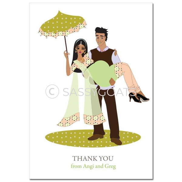 Baby Shower Thank You Card - Mommy Cargo South Asian