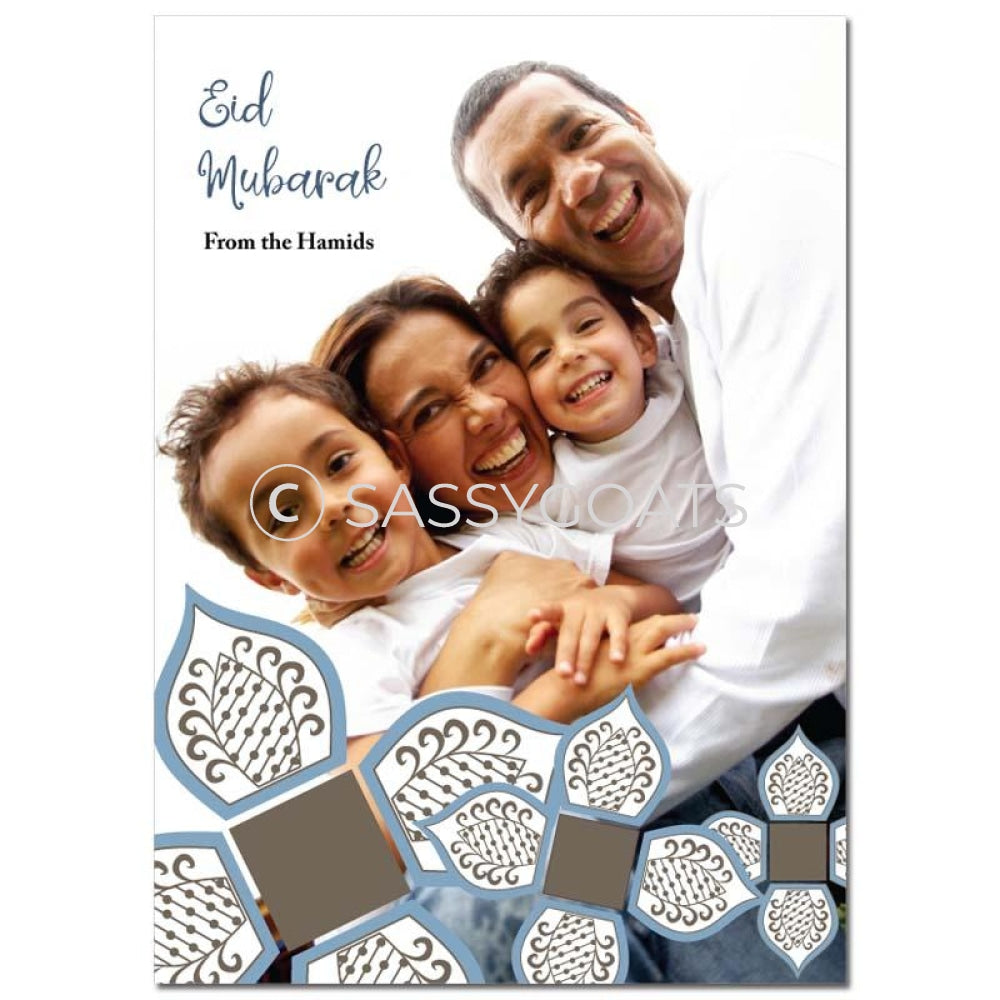 Eid Photocard - Henna Leaves
