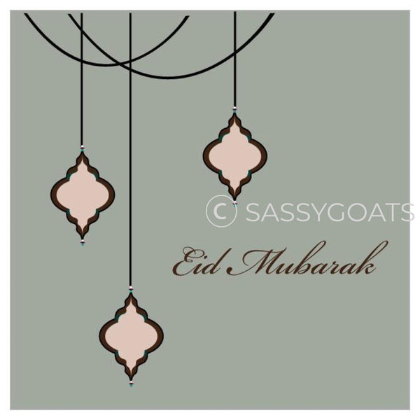 Eid Stickers - Hanging Medallions