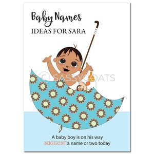 Indian Baby Shower Games - Umbrella Name Suggestions